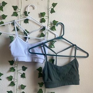 2 lulu bras ! Flow Y Bra Nulu *Light Support* Size 2 (no padding)